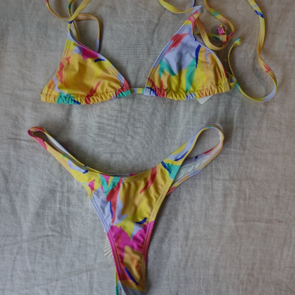 SNRKLBR Swim Bikini, Small top/Medium Bottom